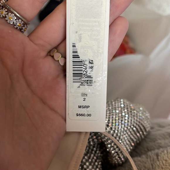 Alice and Olivia Harmony Chainmail Slip Dress - Picture 8 of 13